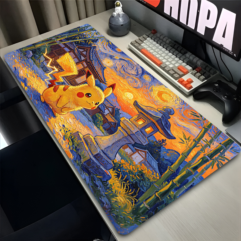 Video Gaming Accessories - Mouse Pad Pokemon Pikachus Rubber Extended