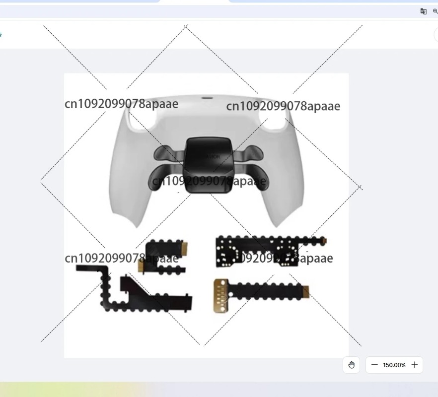 Gaming Accessories - 11223344PS5 Controller Back Button Attachment, Customizable