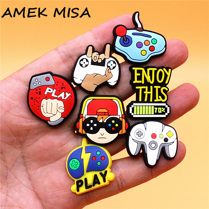 Gaming Accessories For Kids - 1pcs Gaming Enthusiasts PVC Shoe Charms