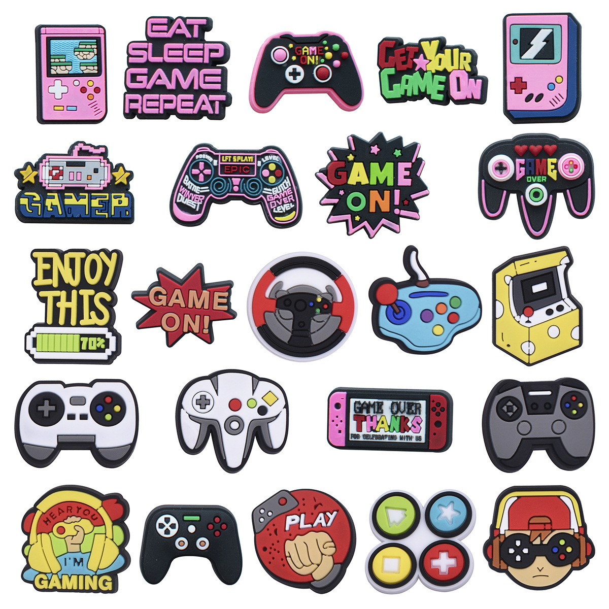 Game Shoe Charms for Crocs Acc - Gaming Accessories For Kids review and price