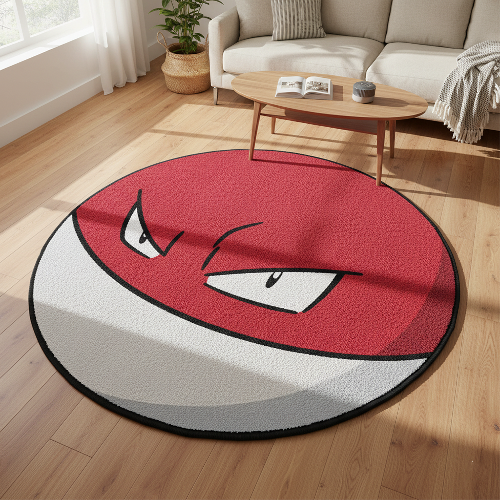 Pokemon Voltorb Anime Area Rug - Gaming Accessories For Kids review and price