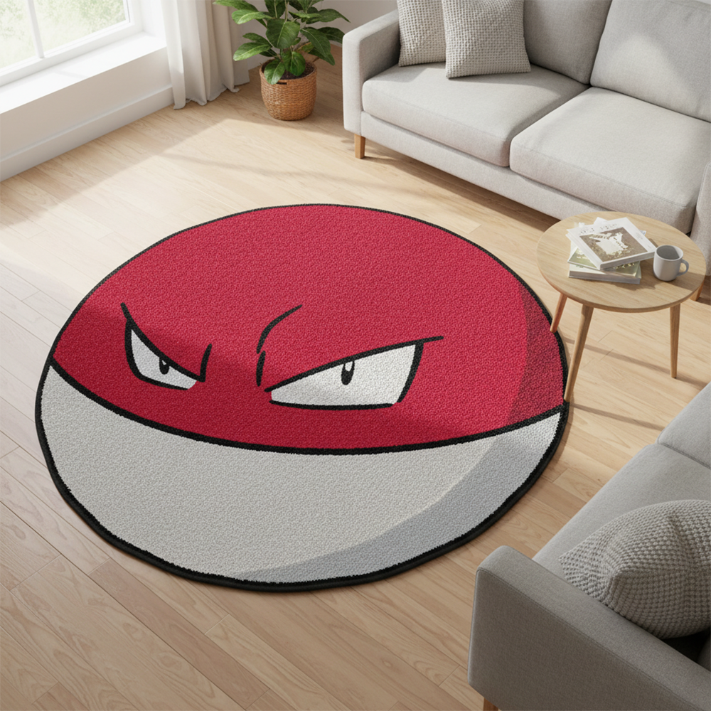 Pokemon Voltorb Anime Area Rug - Gaming Accessories For Kids review and price