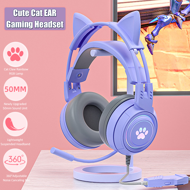 Cute Cat Ear Gaming Headphones - Gaming Accessories For Kids review and price