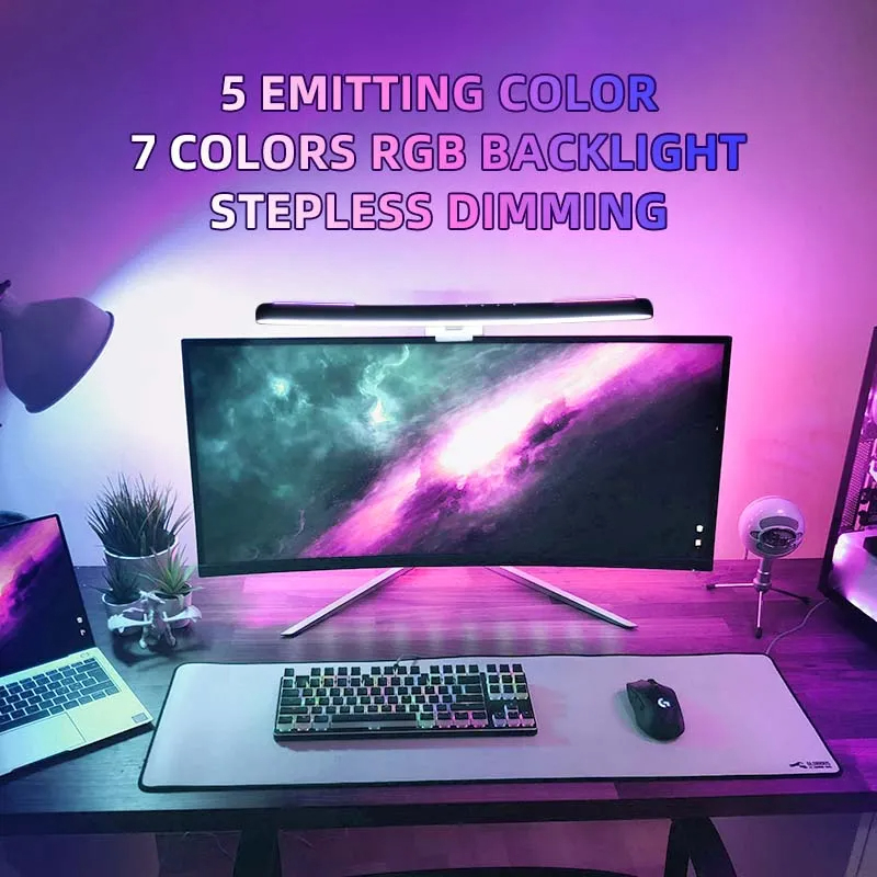 Curved LED Monitor Light Bar U - Monitor Light Bar review and price